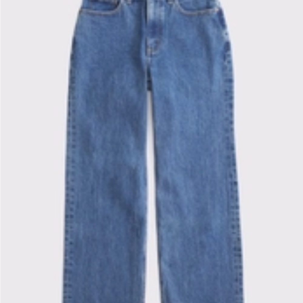 Abercrombie & Fitch High Rise Jeans - Classic Blue